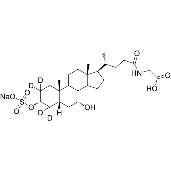 Glycochenodeoxychlolic Acid-3-Sulfate-d4 sodium